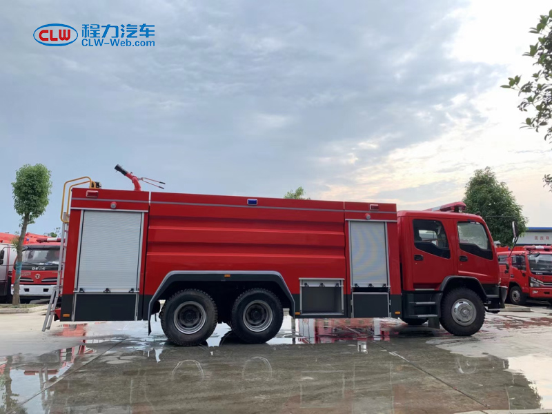 五十鈴後八輪12噸水罐消防車(chē)