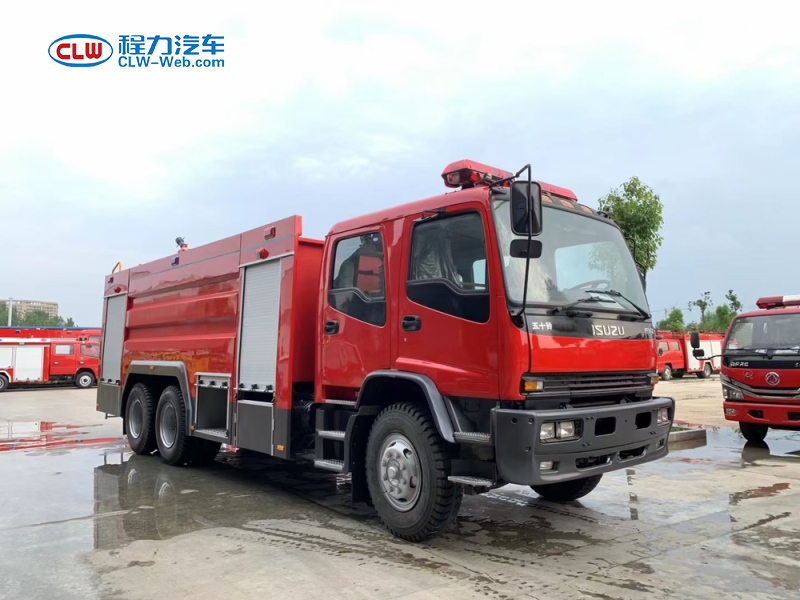 五十鈴後八輪12噸水罐消防車(chē)