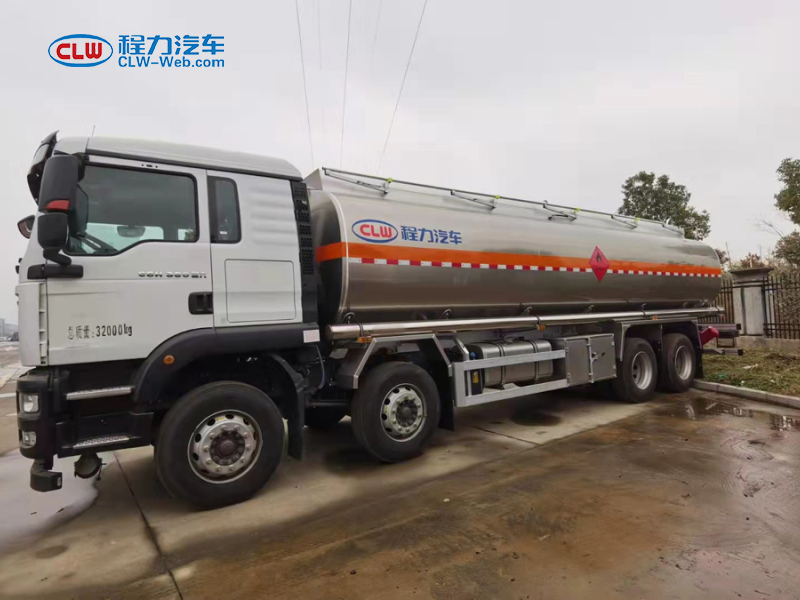 重汽SITRAK 8X4 30立方鋁合金油罐車(chē)