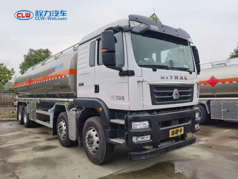 重汽SITRAK 8X4 30立方鋁合金油罐車(chē)