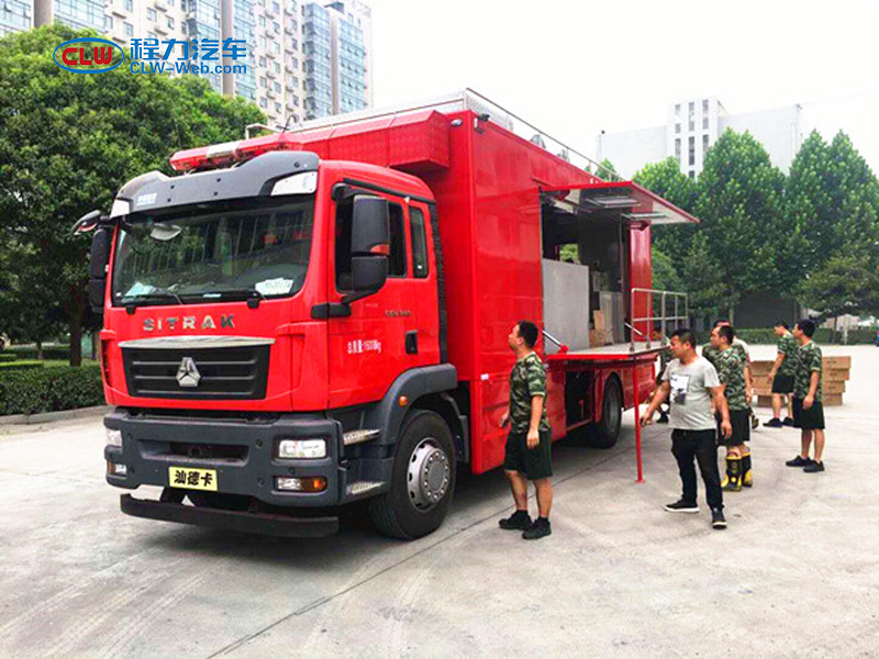 重汽豪沃野戰炊事餐飲保障車(chē)