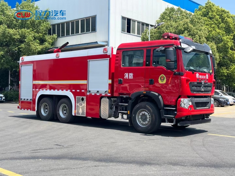 重汽HOWO12-16噸水罐消防車(chē)