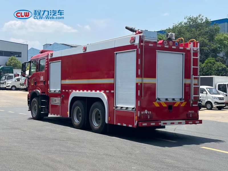 重汽HOWO12-16噸水罐消防車(chē)